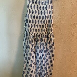 NWT JCrew Blue and White Patterned Dress